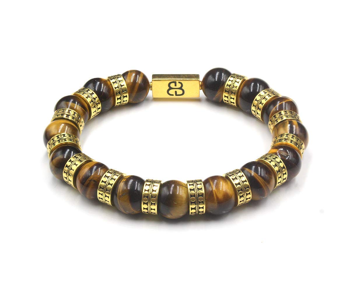 Tigerauge und 22 Karat Gold