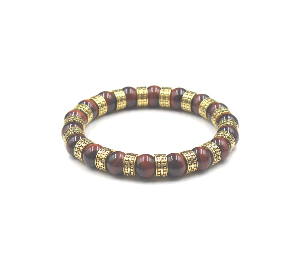 Red Tiger's Eye and Gold