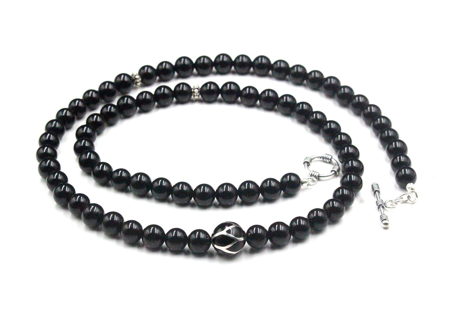 Black Onyx and Sterling Silver