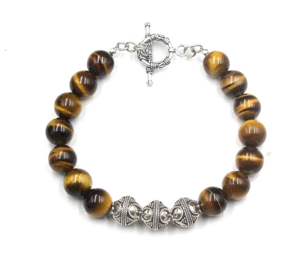 Tiger's Eye and Sterling Silver