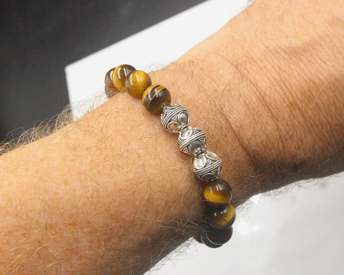 Tiger's Eye and Sterling Silver