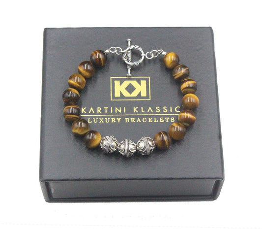 Tiger's Eye and Sterling Silver