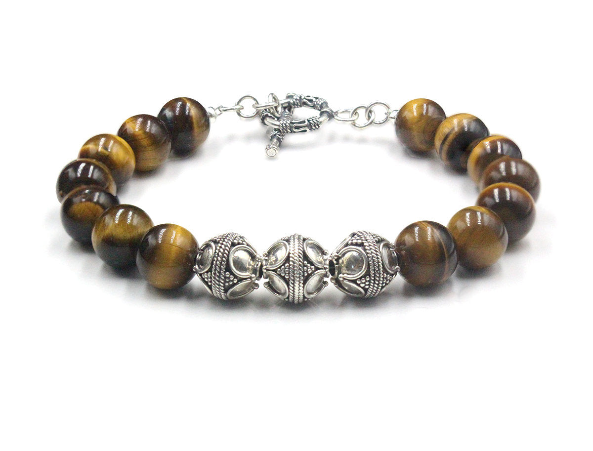 Tiger's Eye and Sterling Silver