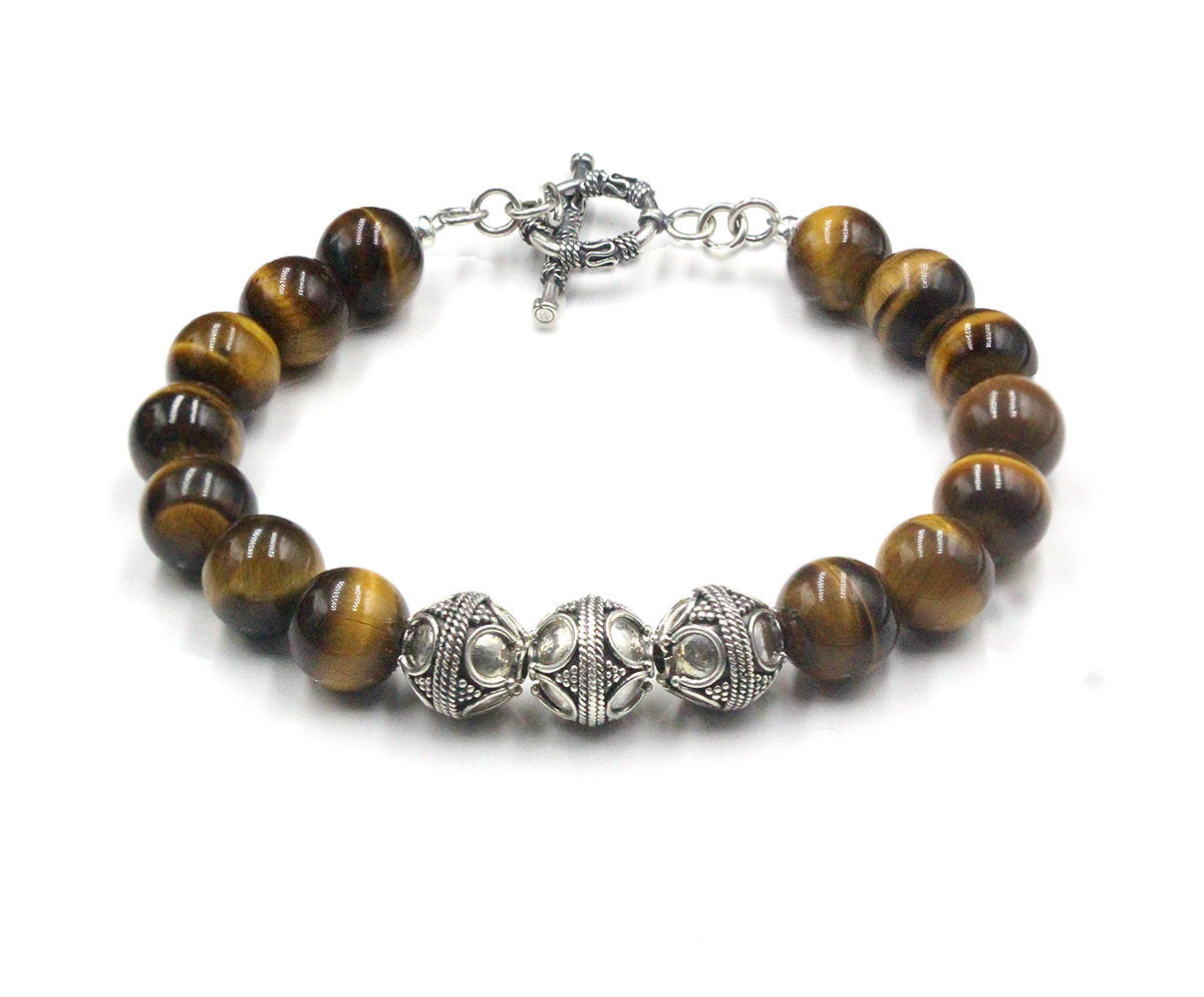 Tiger's Eye and Sterling Silver