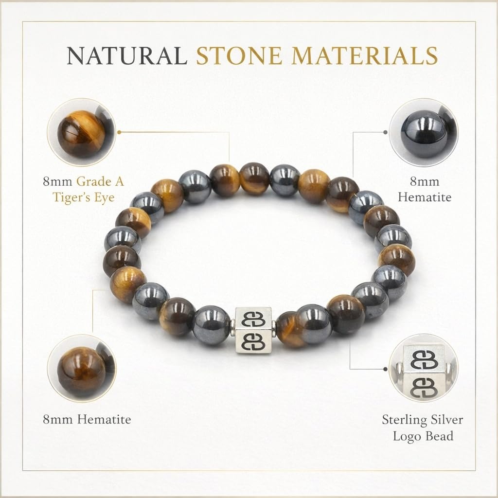 Tiger's Eye and Hematite
