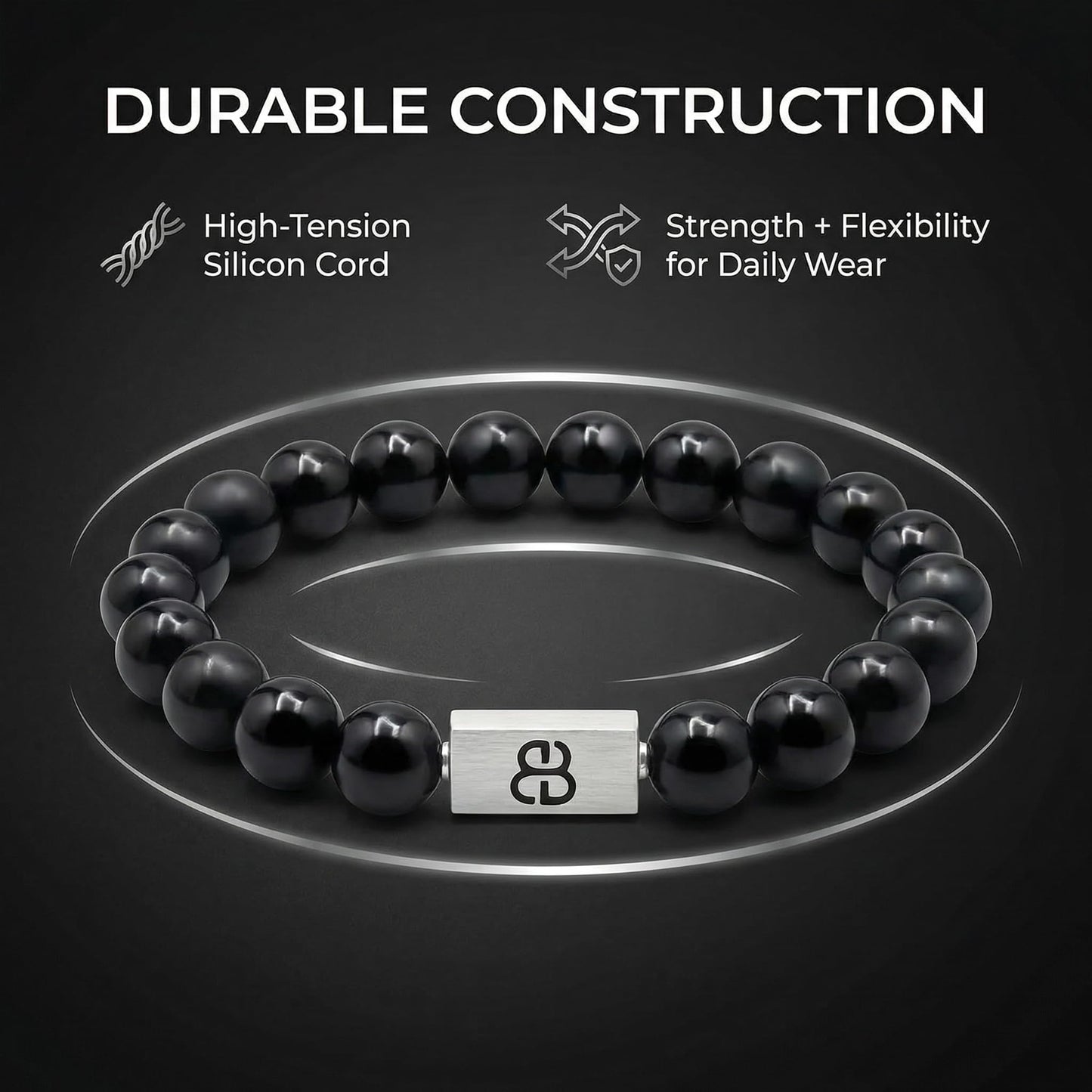 Onyx and Sterling Silver