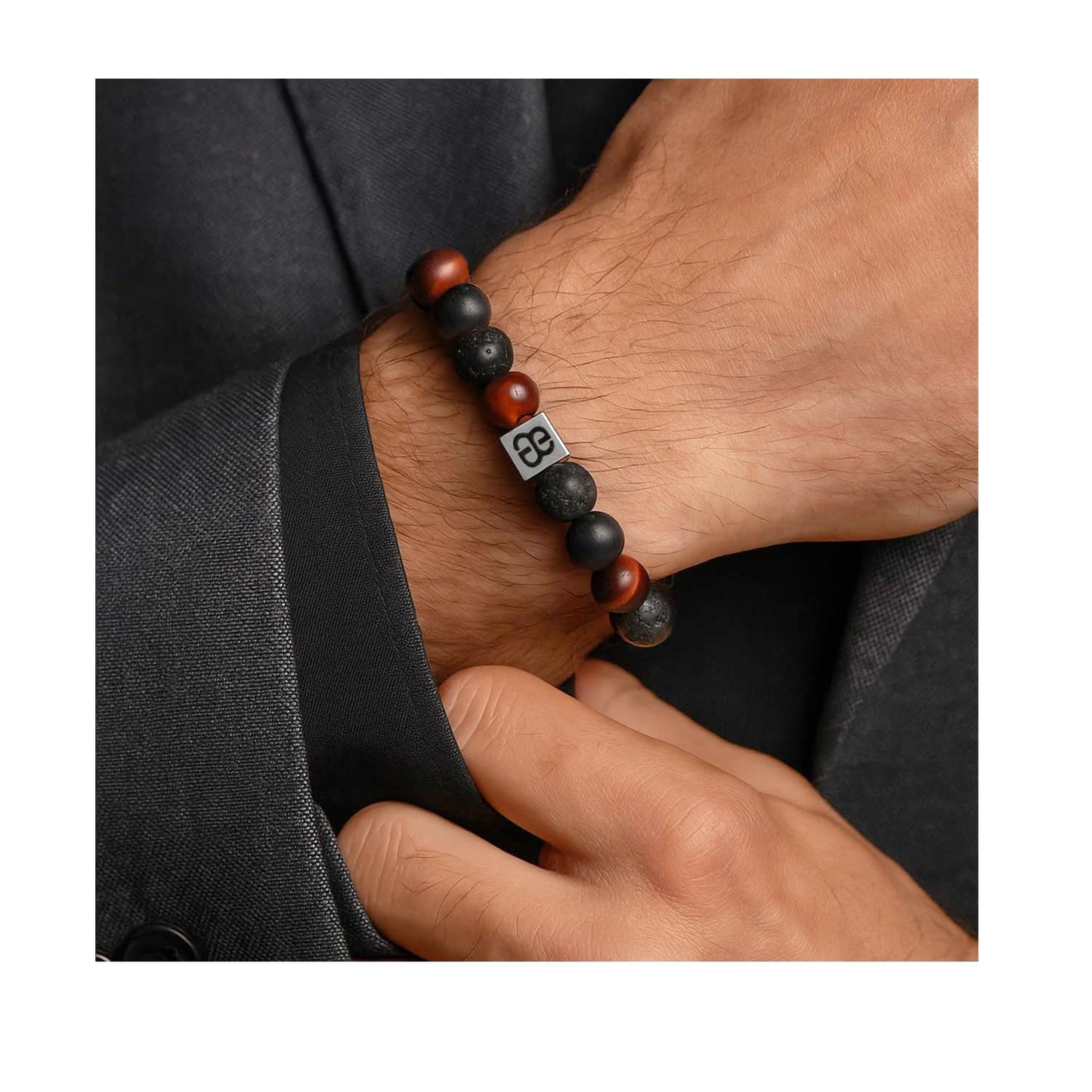 Onyx, Lava, and Red Tiger's Eye