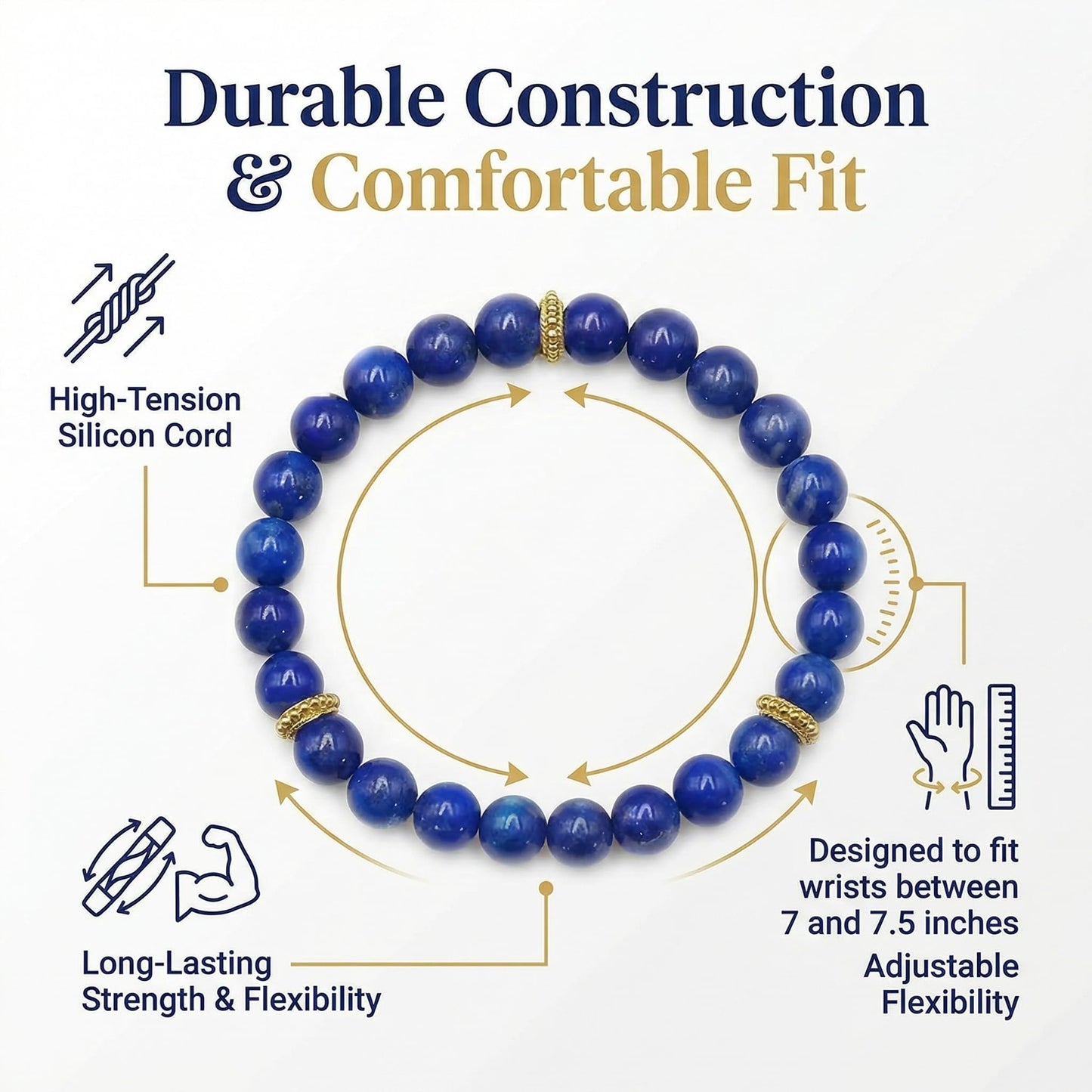 Lapis Lazuli and Gold Vermeil
