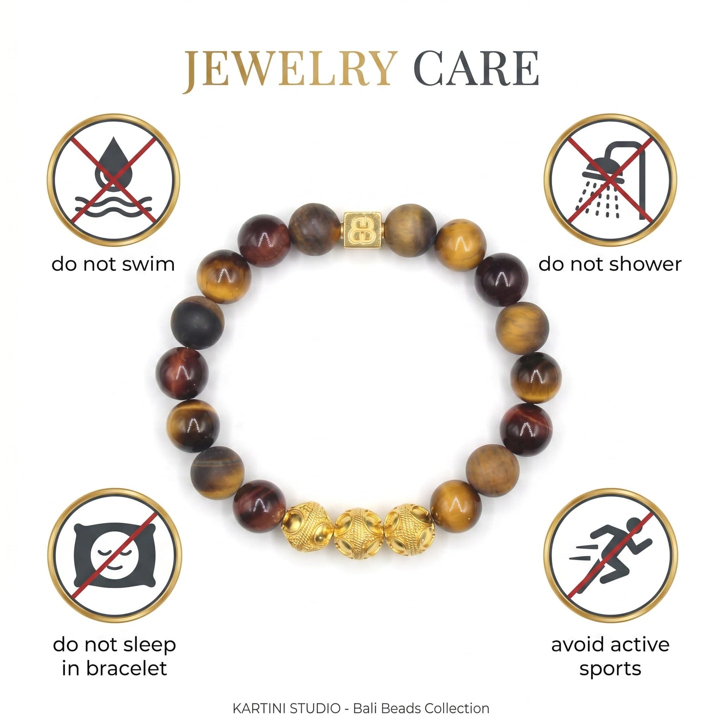 Mixed Tiger's Eye and Gold