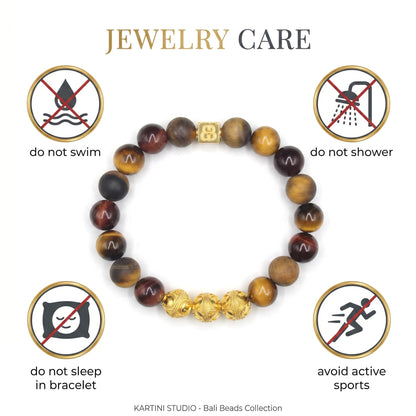 Mixed Tiger's Eye and Gold