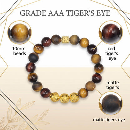 Mixed Tiger's Eye and Gold