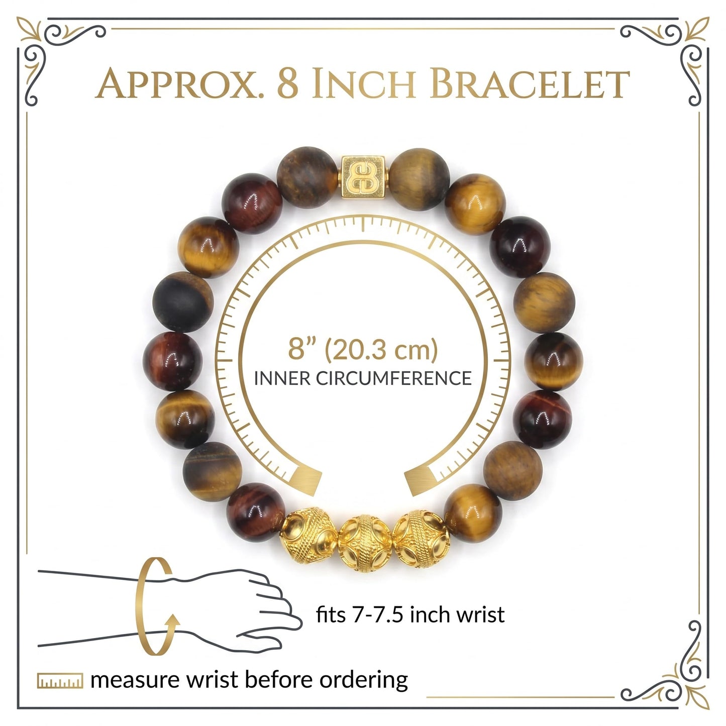Mixed Tiger's Eye and Gold