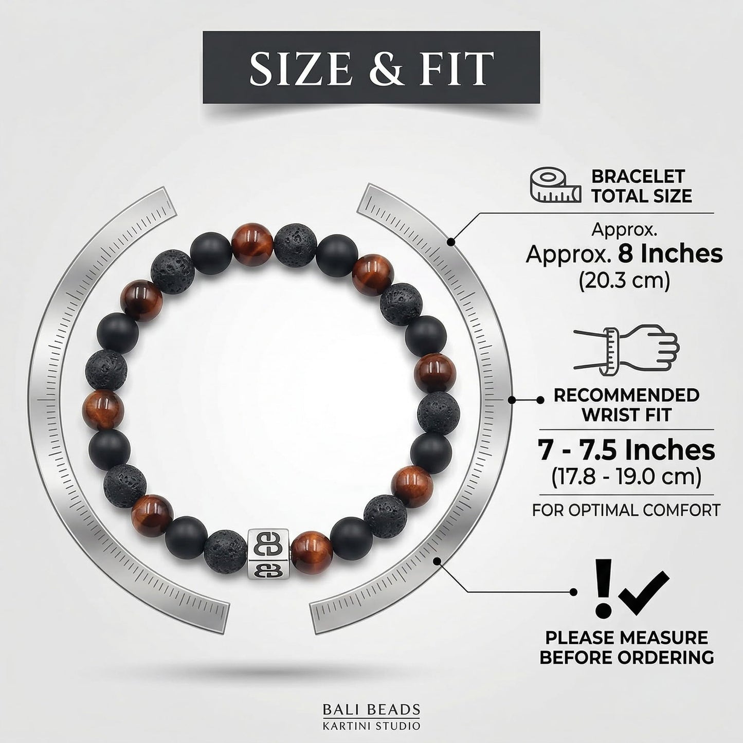 Onyx, Lava, and Red Tiger's Eye