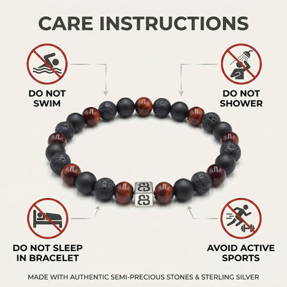 Onyx, Lava, and Red Tiger's Eye