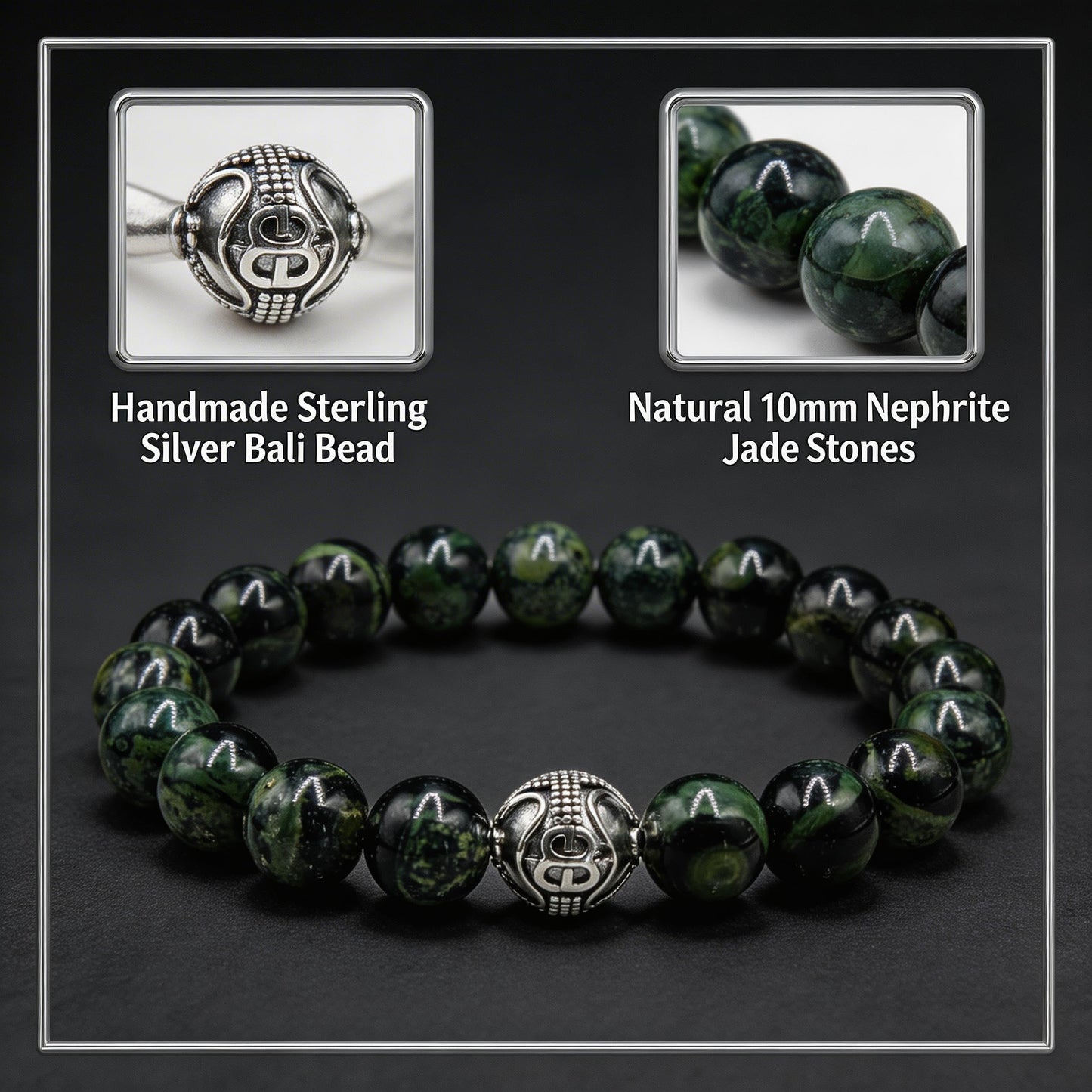 Dark Green Nephrite Jade