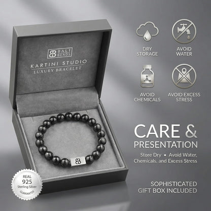 Onyx and Sterling Silver