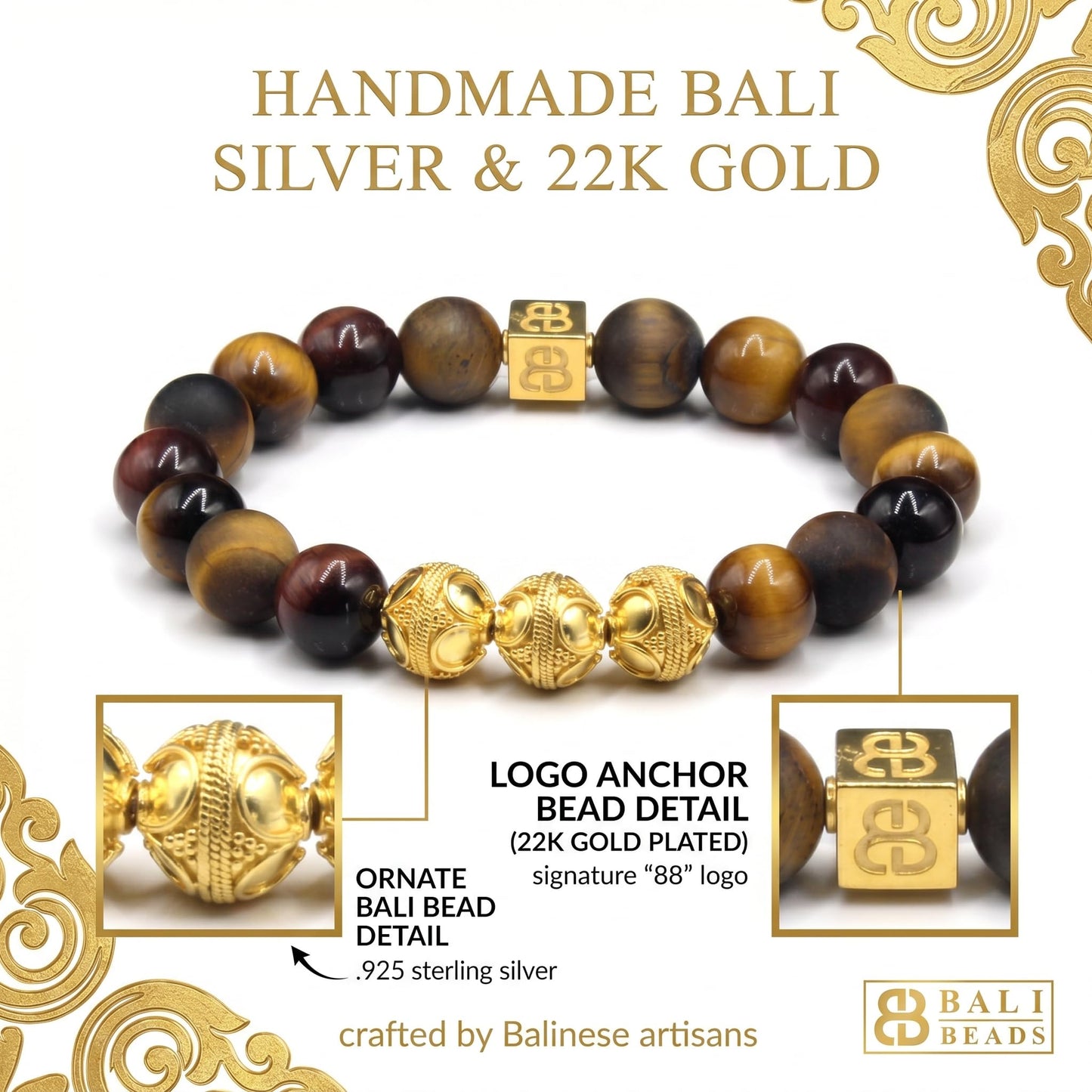 Mixed Tiger's Eye and Gold