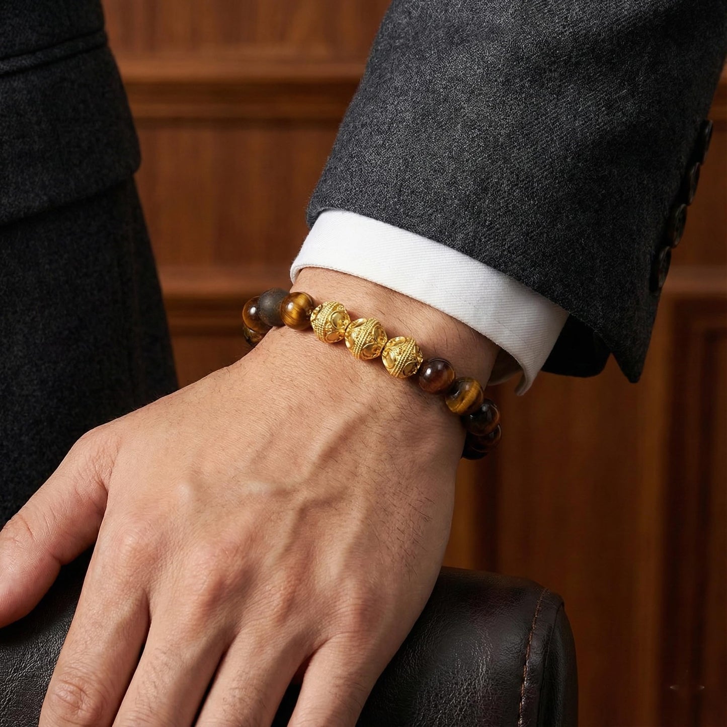 Mixed Tiger's Eye and Gold