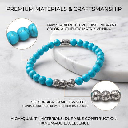 Turquoise and Sterling Silver