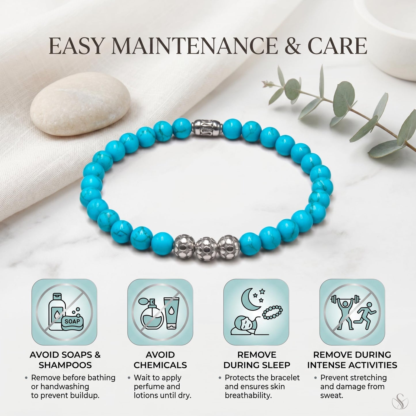 Turquoise and Sterling Silver