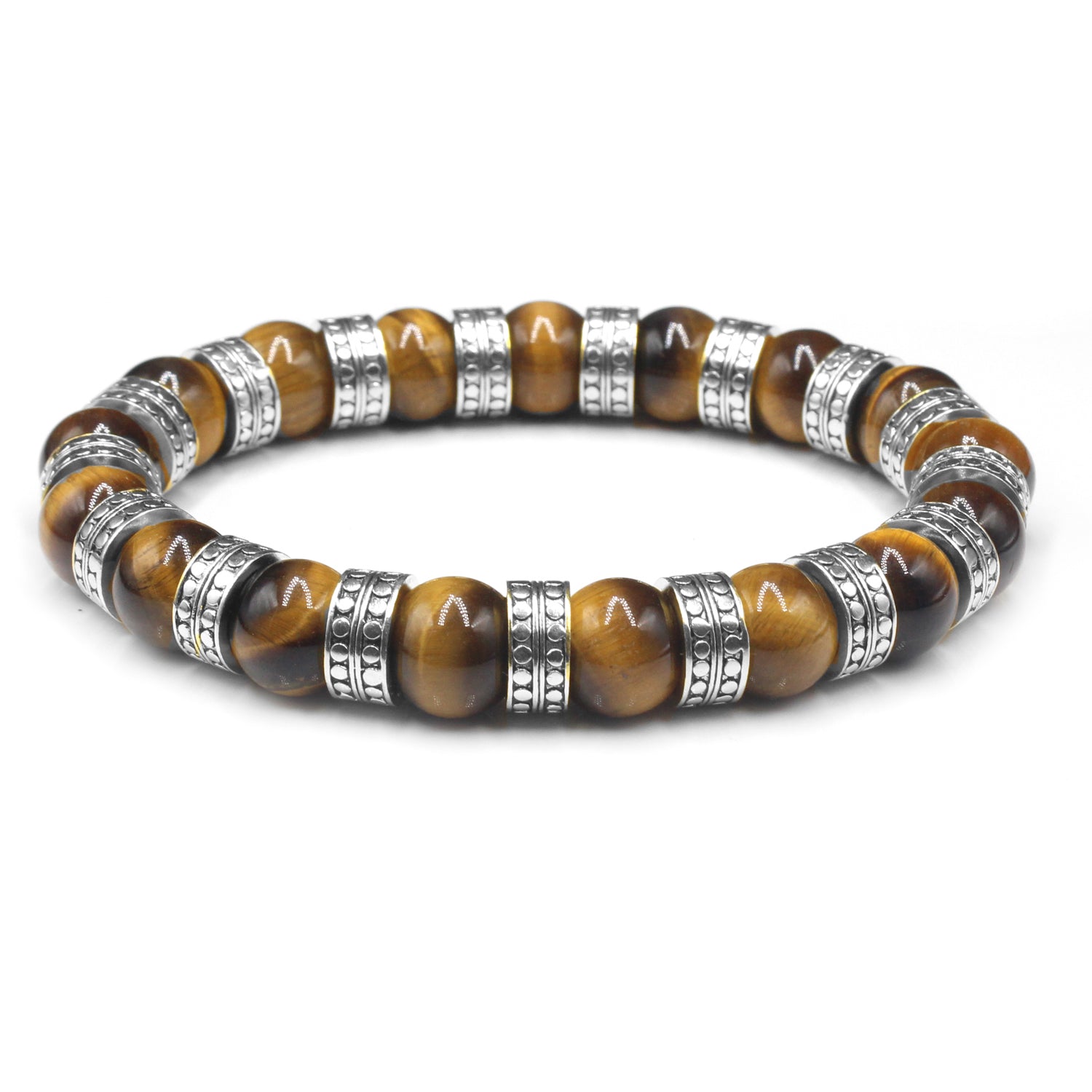 Kartini Studio Grade A sale Tiger's Eye & Gold Bracelet