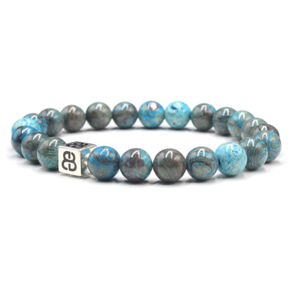 Blue Jasper and Silver