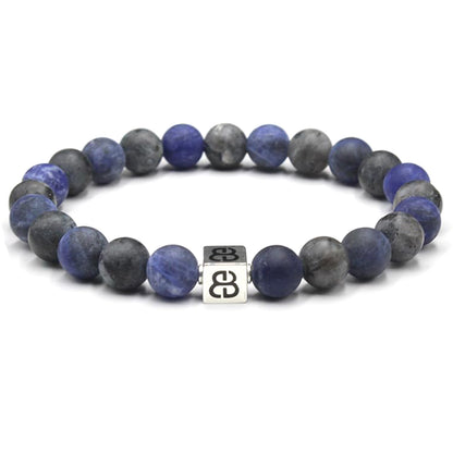 Matte Sodalite and Matte Labradorite