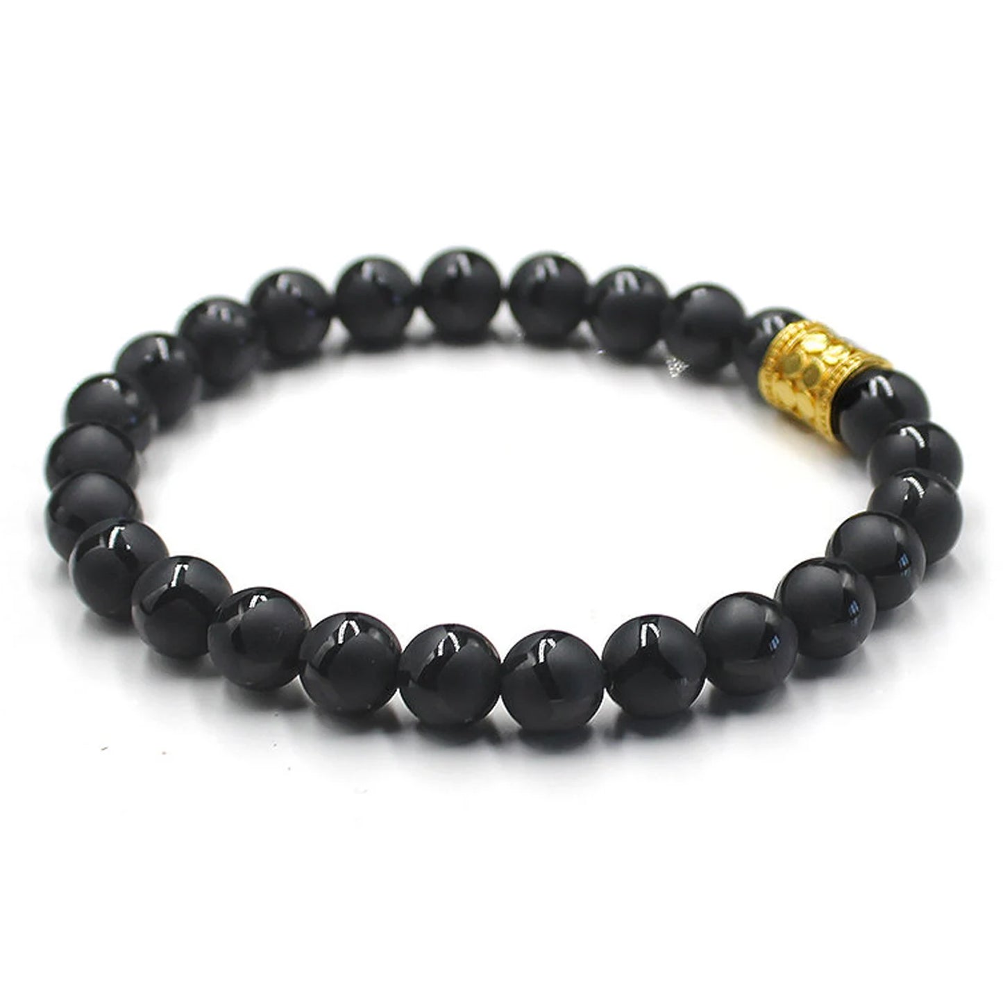 Matte Black Onyx with Gold