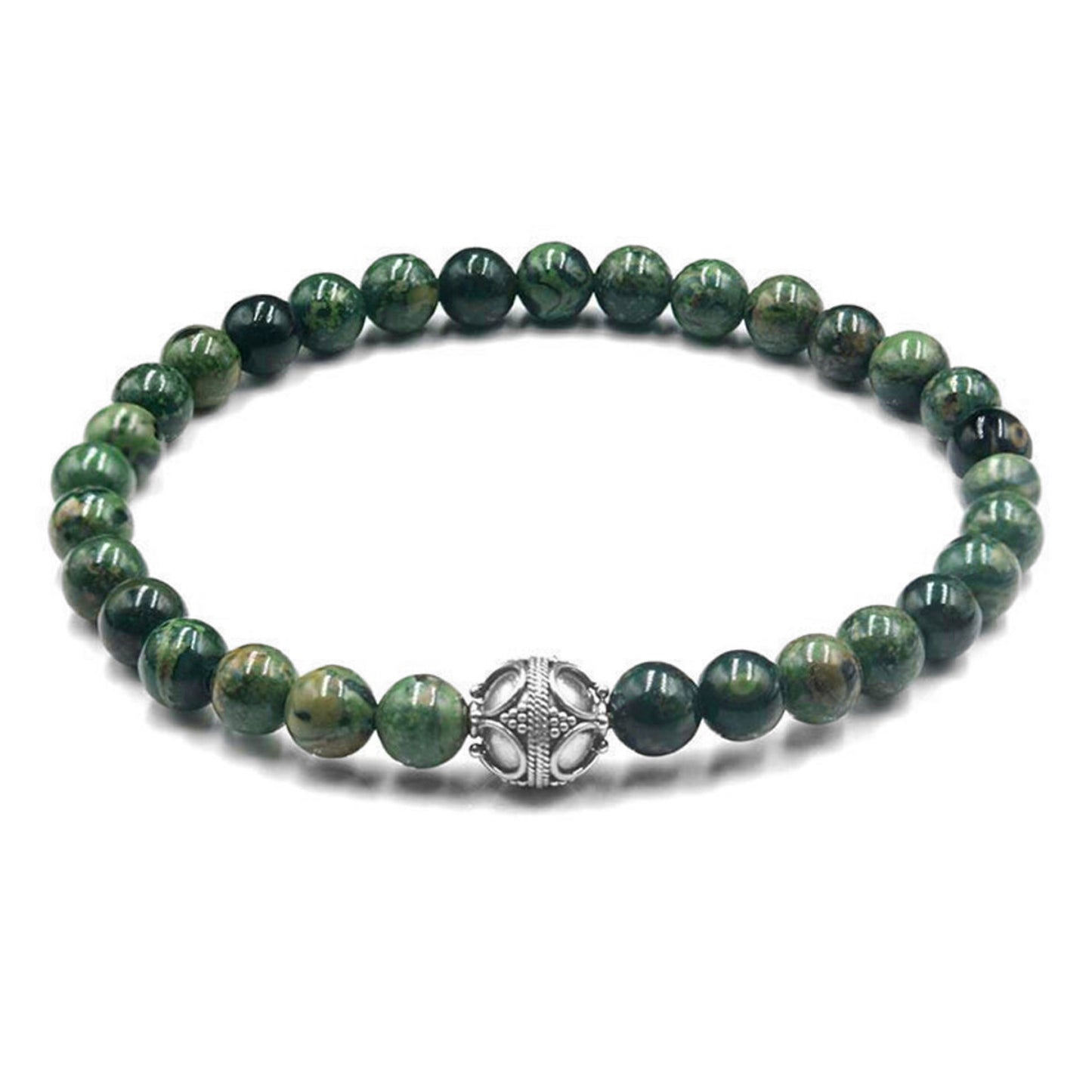 Nephrite Jade and Sterling Silver