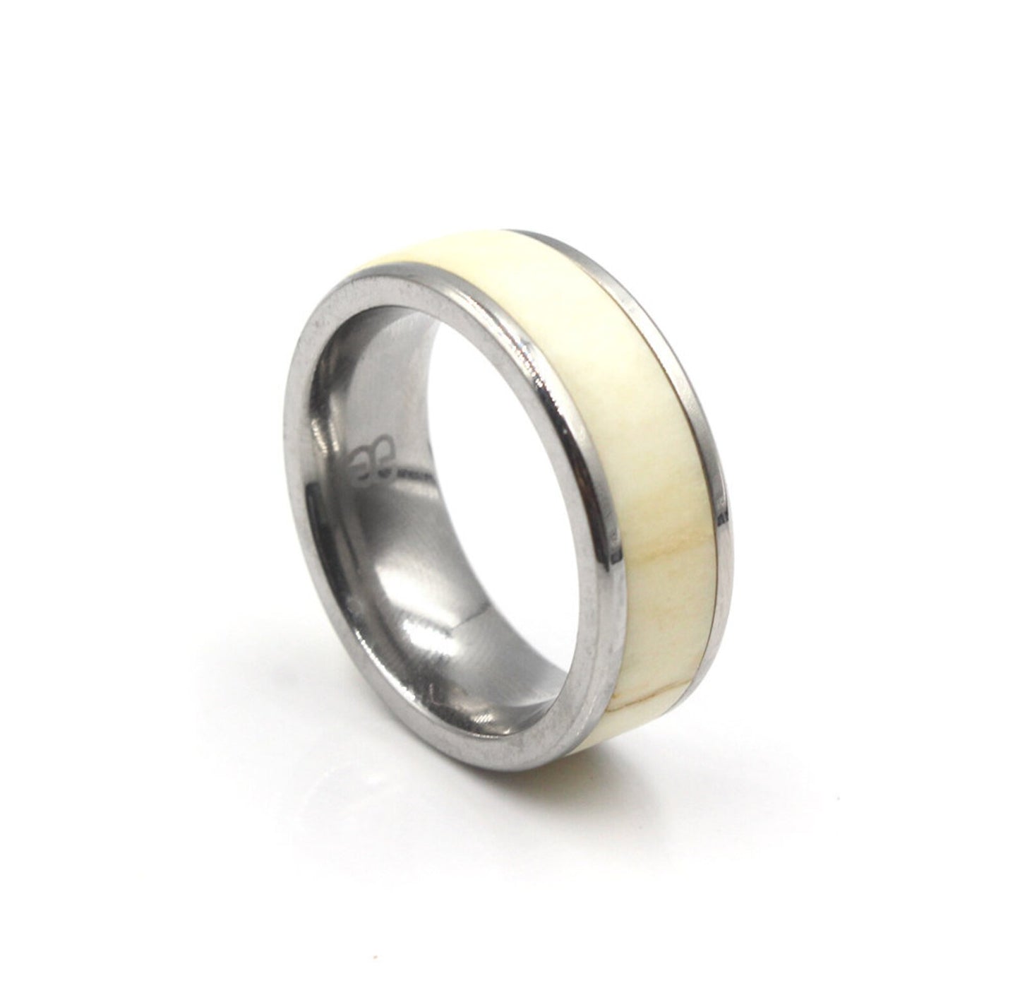 White Bull Horn Ring