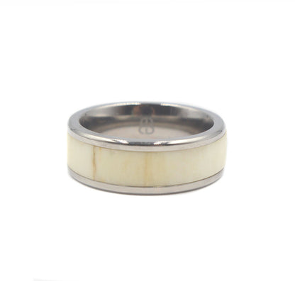 White Bull Horn Ring