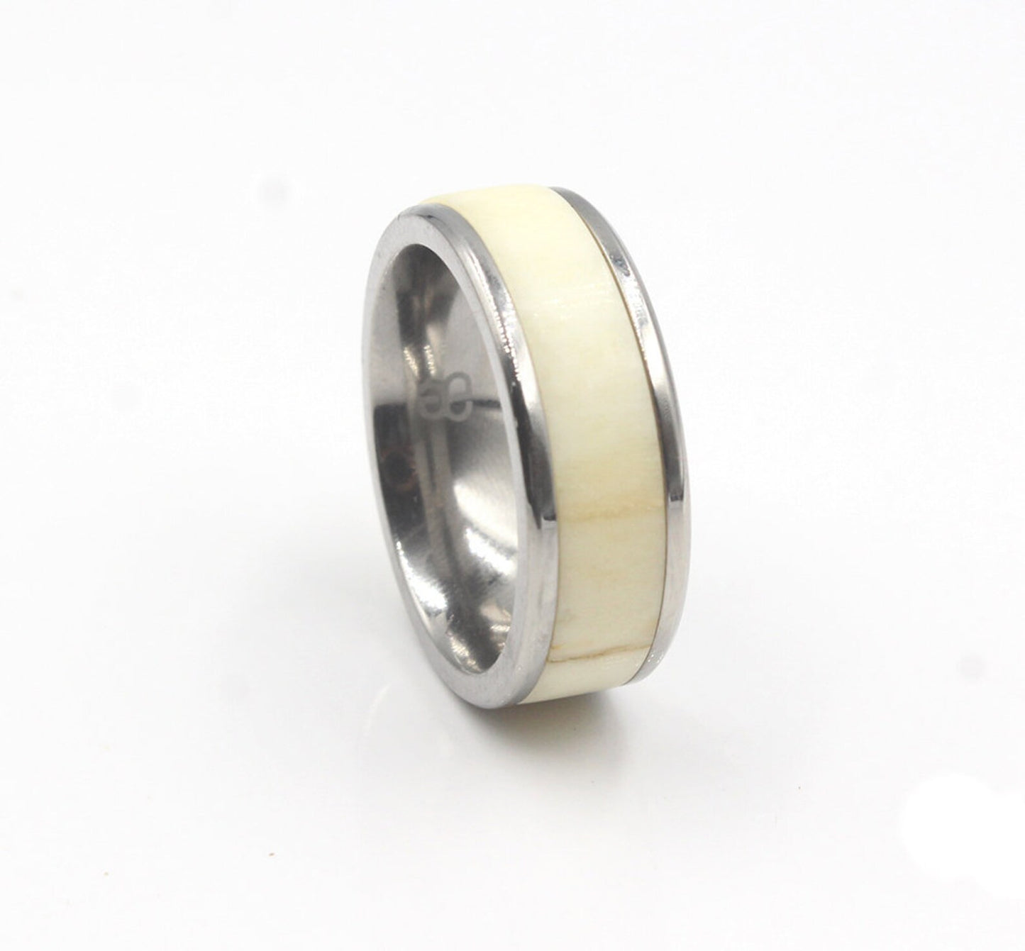 White Bull Horn Ring