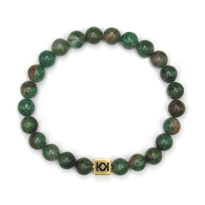 Afrikanische Jade und Gold