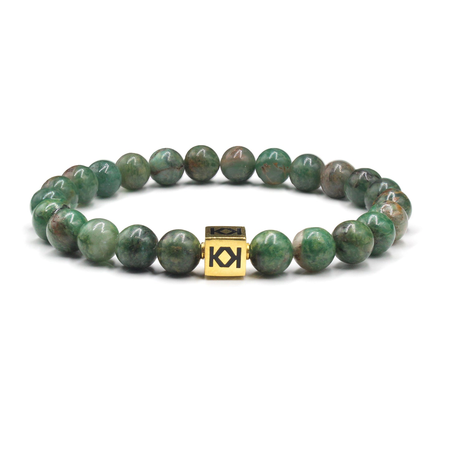 Afrikanische Jade und Gold