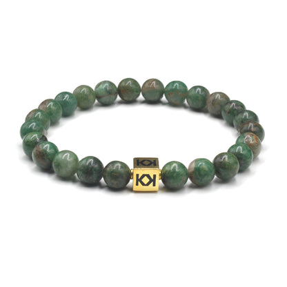 Afrikanische Jade und Gold