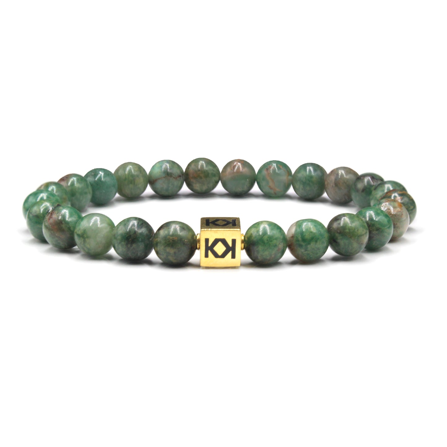 Afrikanische Jade und Gold