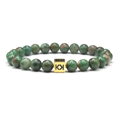 Afrikanische Jade und Gold