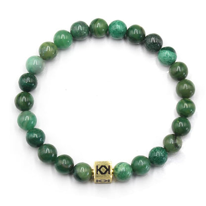 Afrikanische Jade und Gold