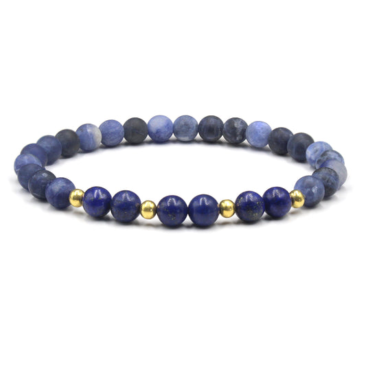 Lapis Lazuli and Matte Sodalite