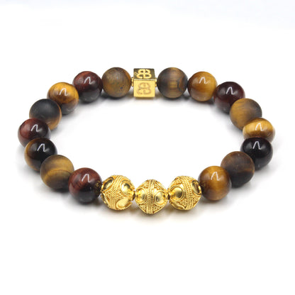 Mixed Tiger's Eye and Gold