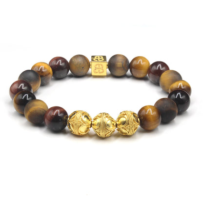 Mixed Tiger's Eye and Gold