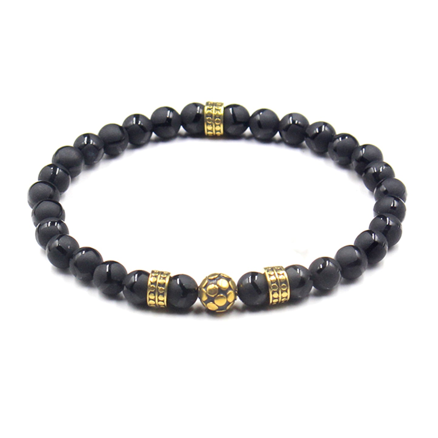 Matte Black Onyx and Gold