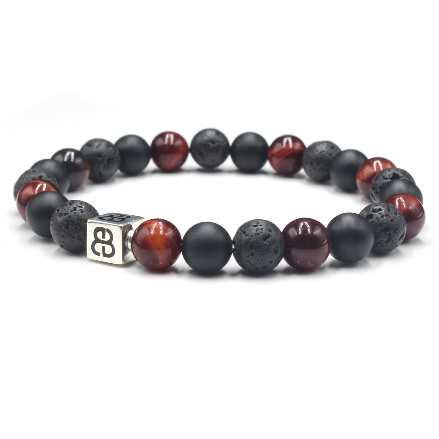 Onyx, Lava, and Red Tiger's Eye