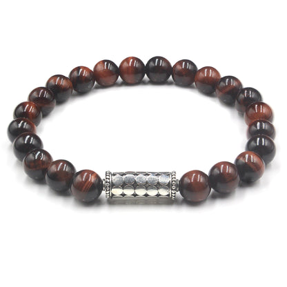 Red Tiger's Eye Sterling Silver