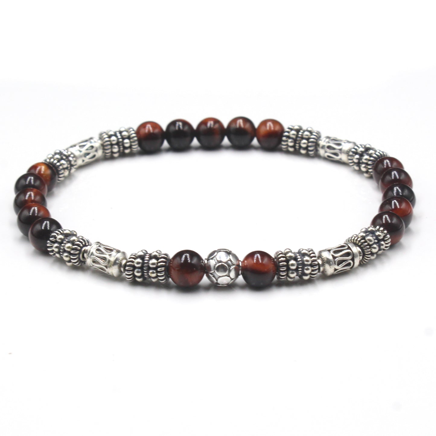 Sterling Silver and Red Tiger's Eye