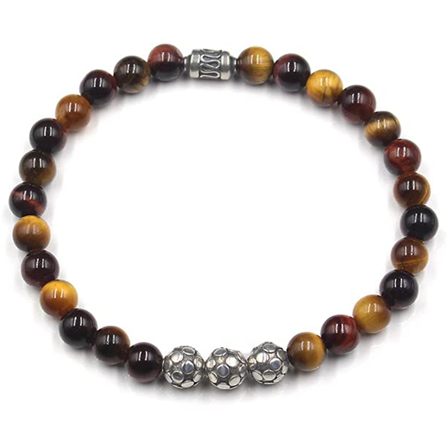 Mixed Tiger's Eye and Sterling Silver
