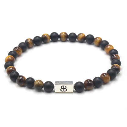 Tiger's Eye and Matte Black Onyx