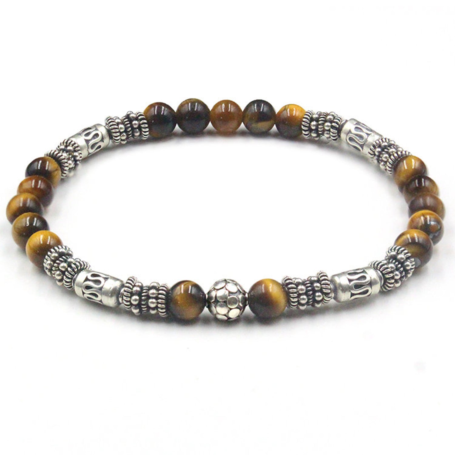 Kartini Studio Grade A Tiger's Eye & good Gold Bracelet