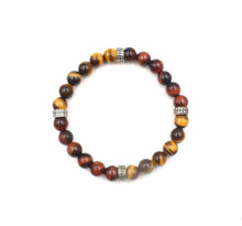 Load image into Gallery viewer, Mixed tigers eye and Sterling silver