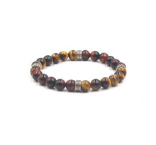 Load image into Gallery viewer, Mixed tigers eye and Sterling silver